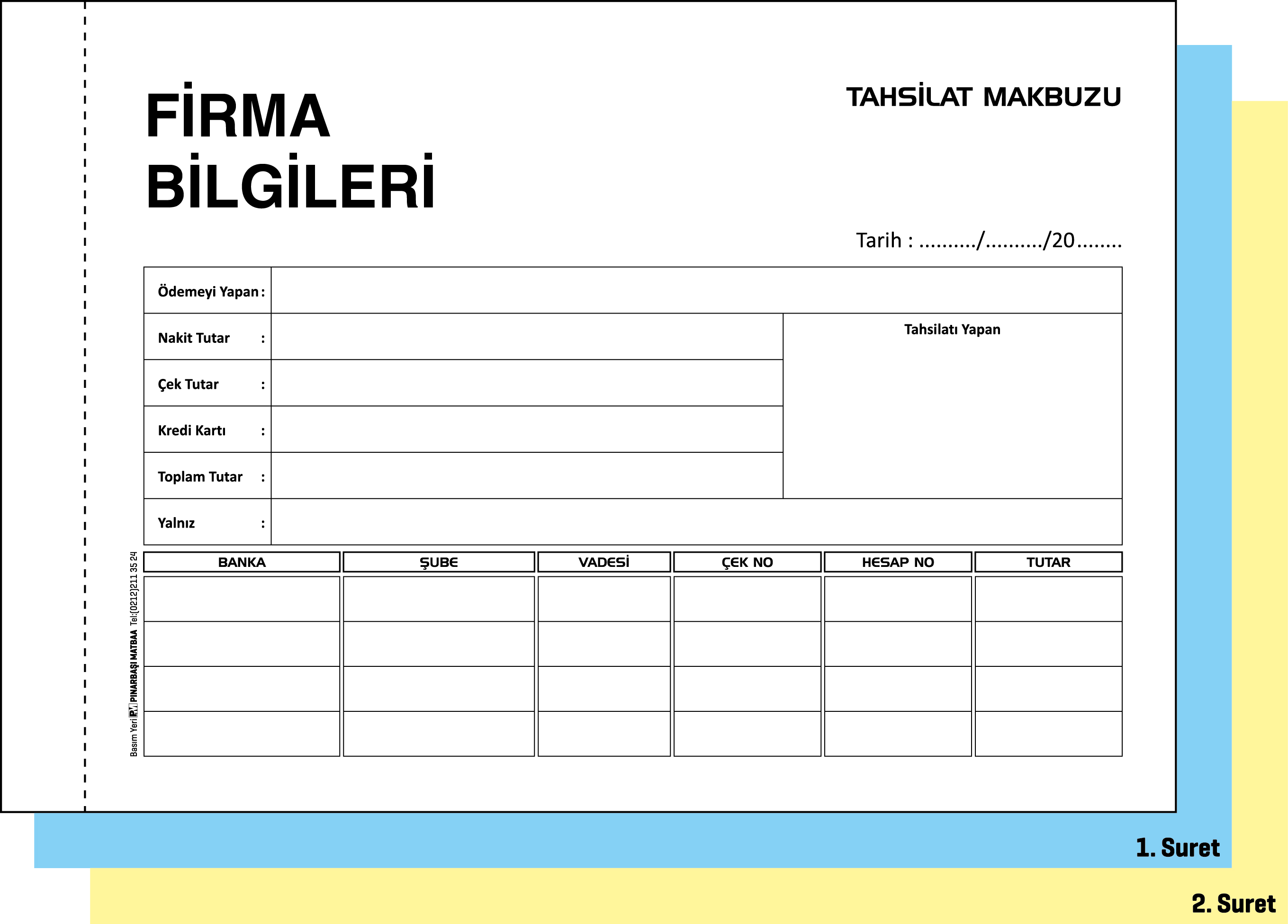 TAHSİLAT MAKBUZU